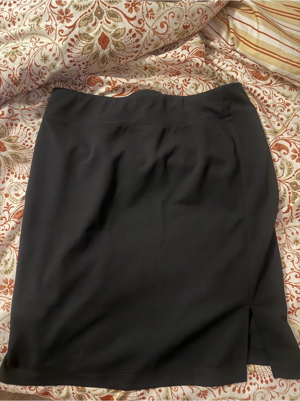 Maurices Black Pencil Skirt with Side Slit